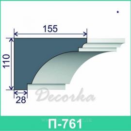 Карниз фасадный ТМ Фасад Декор П-761 2м.