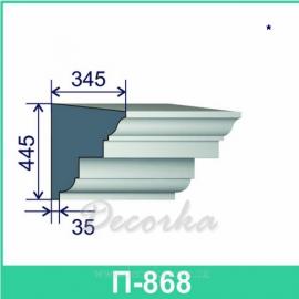 Карниз фасадный ТМ Фасад Декор П-868 2м.