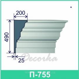 Карниз фасадный ТМ Фасад Декор П-755 2м.
