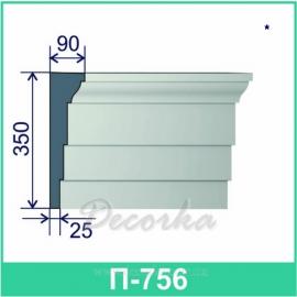 Карниз фасадный ТМ Фасад Декор П-756 2м.