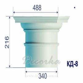 Капитель для колонны ТМ Фасад Декор КД-8