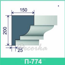 Карниз фасадный ТМ Фасад Декор П-774 2м.