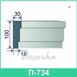 Молдинг фасадный ТМ Фасад Декор П-734 2м.