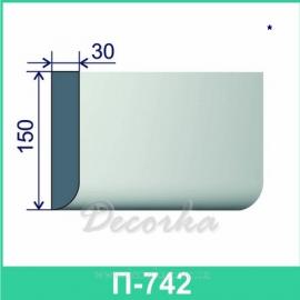 Межэтажная разделительная полоса ТМ Фасад Декор П-742 2м.