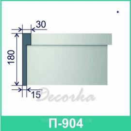 Молдинг фасадный ТМ Фасад Декор П-904 2м.