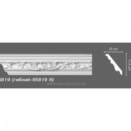 Карниз гибкий с орнаментом Decomaster 95819 Flex