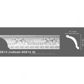 Карниз гибкий с орнаментом Decomaster 95814 Flex
