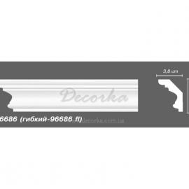 Карниз гибкий с гладким профилем Decomaster 96686 Flex