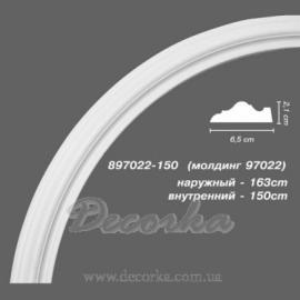 Потолочный бордюр Decomaster 897022-150