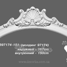 Потолочный бордюр Decomaster 897174-151