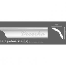 Карниз гибкий с гладким профилем Decomaster 96110 Flex