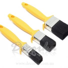 BASIC ANZA Набор кистей с синтетическими волокнами для лаков и красок. art. 700127