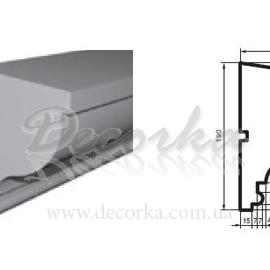 Подоконник фасадный с гладким профилем Prestige Decor DC-116 2м