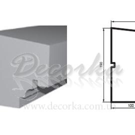 Подоконник фасадный с гладким профилем Prestige Decor DC-117 2м