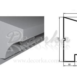 Подоконник фасадный с гладким профилем Prestige Decor DC-119 2м