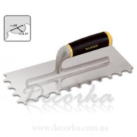 Кельма зубчатая 295х120мм (11,5х20мм) Dekor (art. 481)