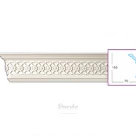 Карниз с орнаментом Classic Home ET-88150 2,41м