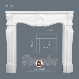 Накладная панель для камина Orac Luxxus H100A