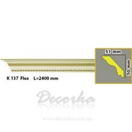 Карниз гибкий с орнаментом Harmony K 137 Flex 2,4 м