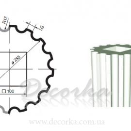 Колонна рифленная Prestige Decor LC-101-21 2м
