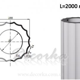 Колонна рифленная Prestige Decor LC-104-21 2м