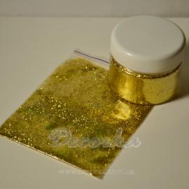 Блёстки, глиттеры Magic Glitters Золото 100мл. (art. MG-Gld-0,4mm)