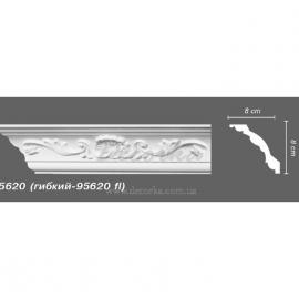 Карниз гибкий с орнаментом Decomaster 95620 Flex