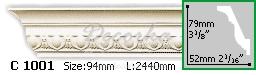 Карниз с орнаментом Gaudi Decor С-1001 2,44м