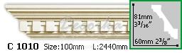 Карниз с орнаментом Gaudi Decor С-1010 2,44м