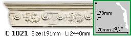 Карниз с орнаментом Gaudi Decor С-1021 2,44м