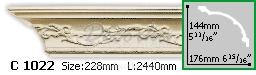 Карниз с орнаментом Gaudi Decor С-1022 2,44м