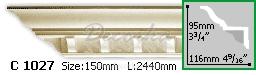 Карниз с орнаментом Gaudi Decor С-1027 2,44м