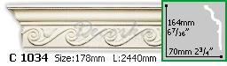 Карниз с орнаментом Gaudi Decor С-1034 2,44м