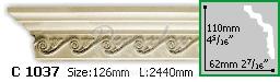 Карниз с орнаментом Gaudi Decor С-1037 2,44м