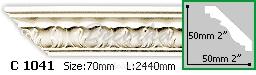 Карниз с орнаментом Gaudi Decor С-1041 2,44м