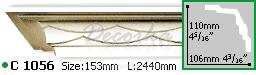 Карниз с орнаментом Gaudi Decor С-1056 2м