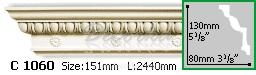 Карниз с орнаментом Gaudi Decor С-1060 2,44м