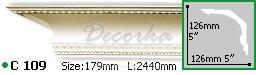 Карниз с орнаментом Gaudi Decor С-109 2м