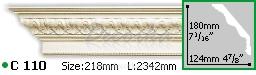 Карниз с орнаментом Gaudi Decor С-110 2м