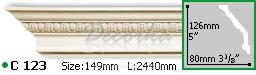 Карниз с орнаментом Gaudi Decor С-123 2,44м