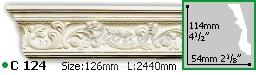 Карниз с орнаментом Gaudi Decor С-124 2,44м