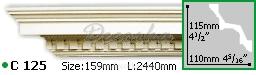 Карниз с орнаментом Gaudi Decor С-125 2м