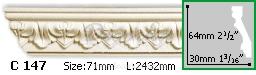 Карниз с орнаментом Gaudi Decor С-147 2,44м