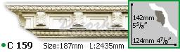 Карниз с орнаментом Gaudi Decor С-159 2,44м