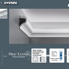 Карниз с гладким профилем Orac Luxxus C364 2м