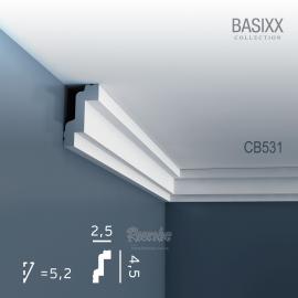 Карниз с гладким профилем Orac Basixx CB531 2м