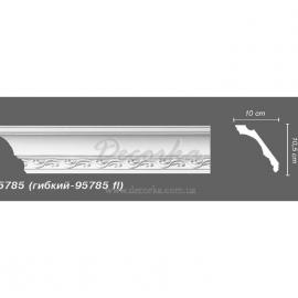 Карниз гибкий с орнаментом Decomaster 95785 Flex