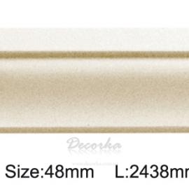 Молдинг с гладким профилем Gaudi Decor CR-3025 2,44м
