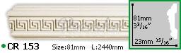 Молдинг с орнаментом Gaudi Decor CR-153 2,44м