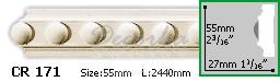 Молдинг с орнаментом Gaudi Decor CR-171 2,44м